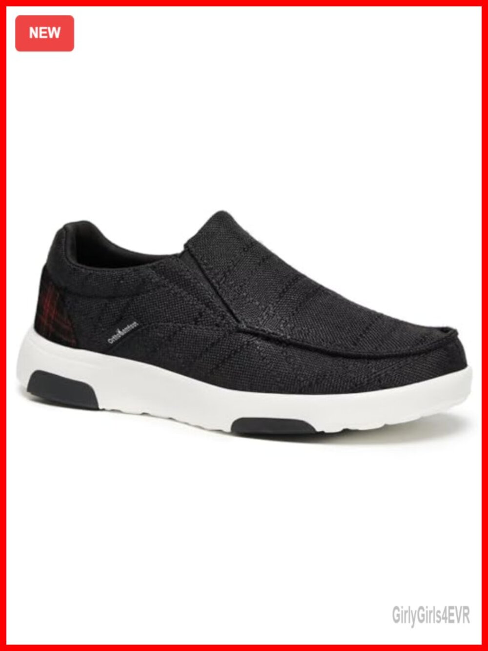 Orthopedic Slip-On Loafers with Arch Support for Plantar Fasciitis